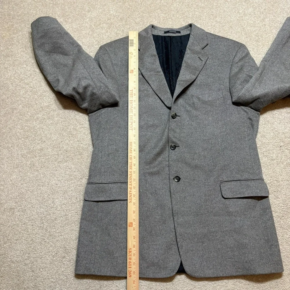 Arnold Brant Blazer Mens 46 Gray‎ Cashmere Mink Sport Coat Made Canada